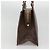 Céline Borsa a mano in tela Macadam CELINE in pelle PVC marrone oro Auth ep10408 D'oro - vista 4