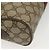 Borsa a Spalla GUCCI GG Supreme Web Sherry Line PVC Beige Oro Rosso Auth BA5506 D'oro - vista 8