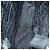 PRADA Borsa a mano in nylon nero argento Auth hk2902 - vista 11