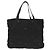 PRADA Borsa a mano in nylon nero argento Auth hk2902 - vista 13