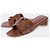 Hermès Chaussure HERMES Oran en Cuir Marron - 102903