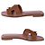 Hermès Chaussure HERMES Oran en Cuir Marron - 102903 - vue 6