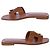Hermès Chaussure HERMES Oran en Cuir Marron - 102903 - vue 7