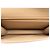 Céline Besace Clea en cuir de veau brillant marron Triomphe de Celine avec chaîne croisée Beige - vue 4