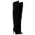 Alaïa Over The Knee Boots in Black Suede - view 4