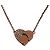 Collana in pietra con logo a forma di cuore Coach