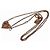 Collana in pietra con logo a forma di cuore Coach - vista 9
