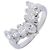 Autre Marque Diamantring aus Pt900-Platin V 7P Silber