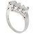 Autre Marque Diamantring aus Pt900-Platin V 7P Silber - Ansicht 3