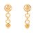 Orecchini a clip placcati in oro Chanel Coco Mark D'oro