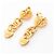 Orecchini a clip placcati in oro Chanel Coco Mark D'oro - vista 2