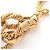 Bracciale charm placcato oro Chanel Coco Mark D'oro - vista 4