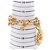 Bracciale charm placcato oro Chanel Coco Mark D'oro - vista 5