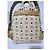 MCM Visetos Small Stark Leather Backpack Beige - view 9