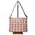 MCM Visetos Liz Shopper Pochette Rosa Chiaro