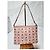 MCM Visetos Liz Shopper Pochette Rosa Chiaro - vista 4