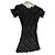 Mini vestido Sandro de seda con flecos negro