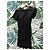 Mini vestido Sandro de seda con flecos negro - vista 2