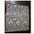 Clutch Balmain pour H&M in pelle argento Metallico Silver hardware - vista 6