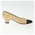 CHANEL Pumps Hohe Absätze Leder Beige CC Auth ti3387 - Ansicht 21