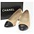 CHANEL Pumps Hohe Absätze Leder Beige CC Auth ti3387 - Ansicht 36