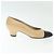 CHANEL Pumps Hohe Absätze Leder Beige CC Auth ti3387 - Ansicht 4