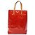 LOUIS VUITTON Monogram Vernis Reade MM Borsa a Mano Rossa M91086 LV Auth gh574 Rosso - vista 2