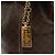 Céline CELINE Macadam Canvas Schultertasche aus PVC-Leder Braun Gold Auth 141339 Golden - Ansicht 18