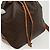 Céline CELINE Macadam Canvas Schultertasche aus PVC-Leder Braun Gold Auth 141339 Golden - Ansicht 19