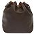 Céline CELINE Macadam Canvas Schultertasche aus PVC-Leder Braun Gold Auth 141339 Golden - Ansicht 2