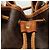 Céline CELINE Macadam Canvas Schultertasche aus PVC-Leder Braun Gold Auth 141339 Golden - Ansicht 9