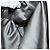 Borsa a spalla in raso nero e argento CC Auth 138568 con catena 2.55 e nastro CHANEL - vista 21