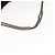 Borsa a spalla in raso nero e argento CC Auth 138568 con catena 2.55 e nastro CHANEL - vista 7