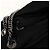 Borsa a spalla in raso nero e argento CC Auth 138568 con catena 2.55 e nastro CHANEL - vista 9