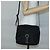 Bolsa de Ombro PRADA Nylon Preto Prata Autêntica yk19309 - vista 25