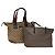 Borsa a Spalla GG Canvas Gucci 2Set Beige Argento Auth gh661