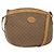 GUCCI Micro GG Supreme Shoulder Bag PVC Beige Gold Auth ki5912 Golden