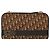 Borsa a Spalla in Tela Trotter Christian Dior Marrone Oro Auth ep10263 D'oro - vista 13