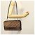Borsa a Spalla in Tela Trotter Christian Dior Marrone Oro Auth ep10263 D'oro - vista 23
