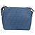 FENDI Zucca Canvas Schultertasche PVC Blau Silber Authentisch 135235M - Ansicht 13