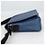 FENDI Zucca Canvas Schultertasche PVC Blau Silber Authentisch 135235M - Ansicht 3