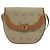 Borsa a spalla in tela a nido d'ape PVC beige oro Auth BA5504 Christian Dior - vista 13
