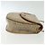 Borsa a spalla in tela a nido d'ape PVC beige oro Auth BA5504 Christian Dior - vista 3