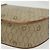 Borsa a spalla in tela a nido d'ape PVC beige oro Auth BA5504 Christian Dior - vista 9