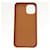 Hermès HERMES iPhone 12 & 12 Pro Case iPhone Case Leather Brown Auth BA5561  - view 9