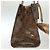 Borsa Tote Salvatore Ferragamo in vinile marrone Auth BA5417 - vista 4