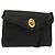 Borsa a Spalla Christian Dior in Pelle Nera Oro Auth 135165 Nero D'oro