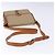 Céline Borsa a Spalla in Tela Macadam CELINE PVC Beige Oro Auth gh516 D'oro - vista 7