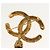 Spilla in metallo Gold CC Auth am8932V di CHANEL COCO Mark Lava Fringe D'oro - vista 7