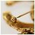 Spilla in metallo Gold CC Auth am8932V di CHANEL COCO Mark Lava Fringe D'oro - vista 8